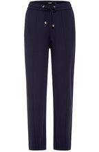 Ink Blue Cropped Lisa Jersey Trousers
