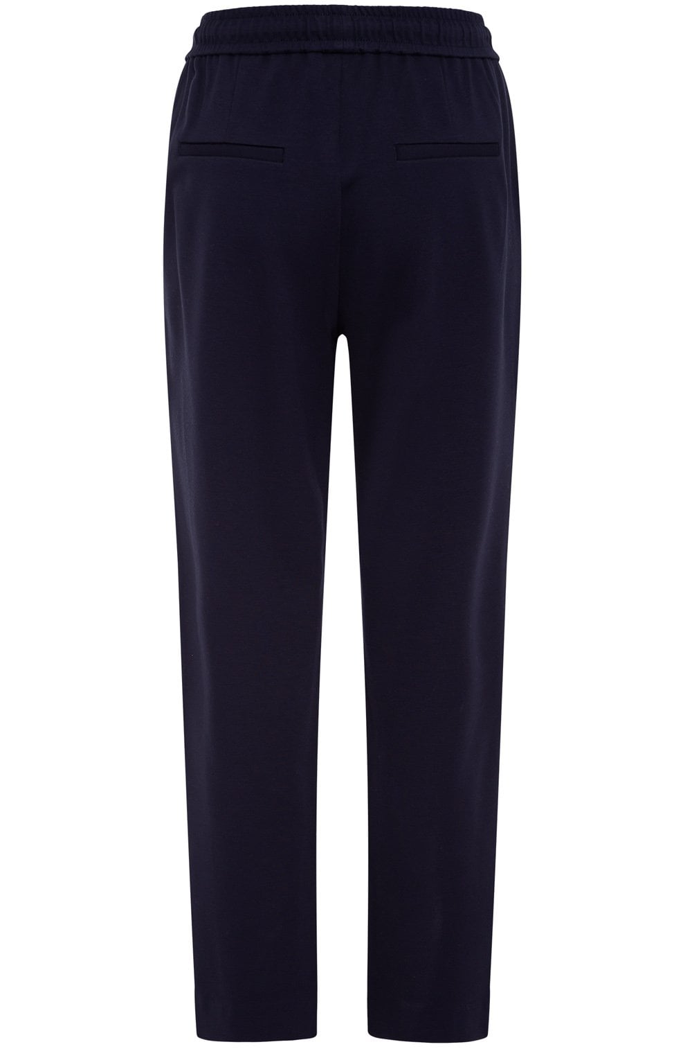 Ink Blue Cropped Lisa Jersey Trousers