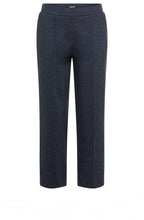 Ink Blue Denim Look Mona Straight Leg Trousers