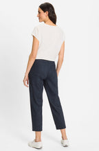 Ink Blue Denim Look Mona Straight Leg Trousers