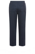 Ink Blue Denim Look Mona Straight Leg Trousers