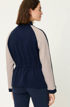 Ink Blue Drawstring Waist Henny Jersey Jacket