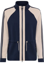 Ink Blue Drawstring Waist Henny Jersey Jacket