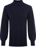 Ink Blue Eva Turtle Neck Jumper