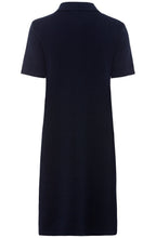 Ink Blue Fine Knit Sweater Dress