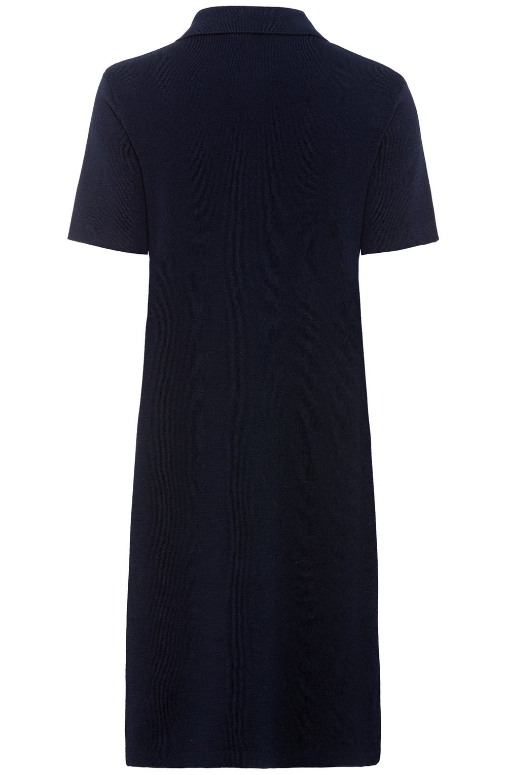 Ink Blue Fine Knit Sweater Dress