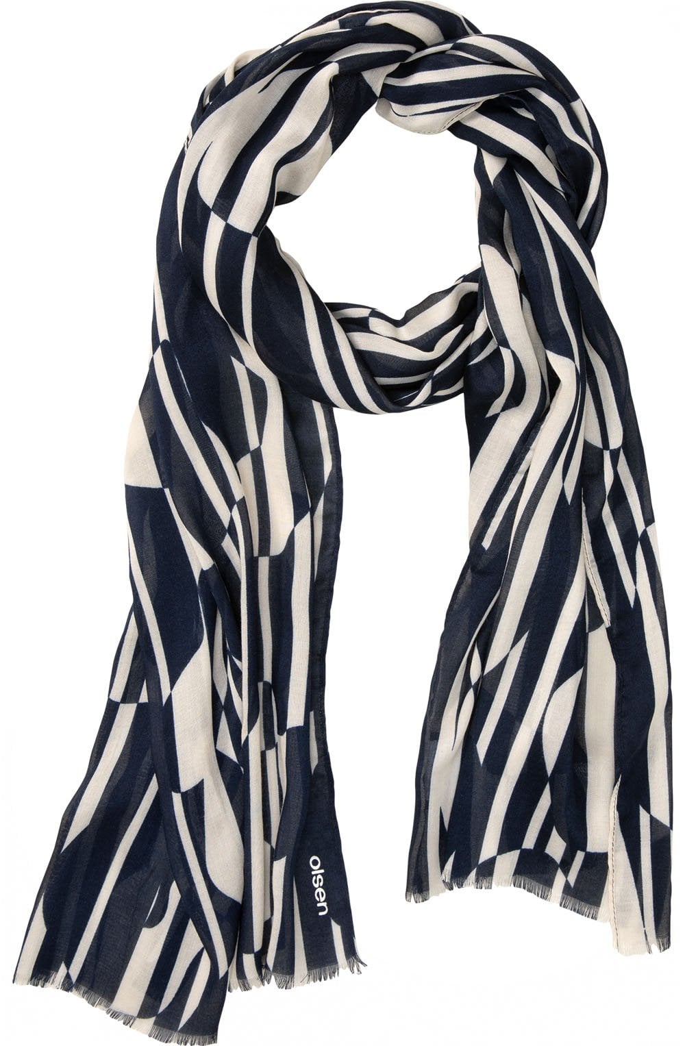 Ink Blue French Flair Scarf