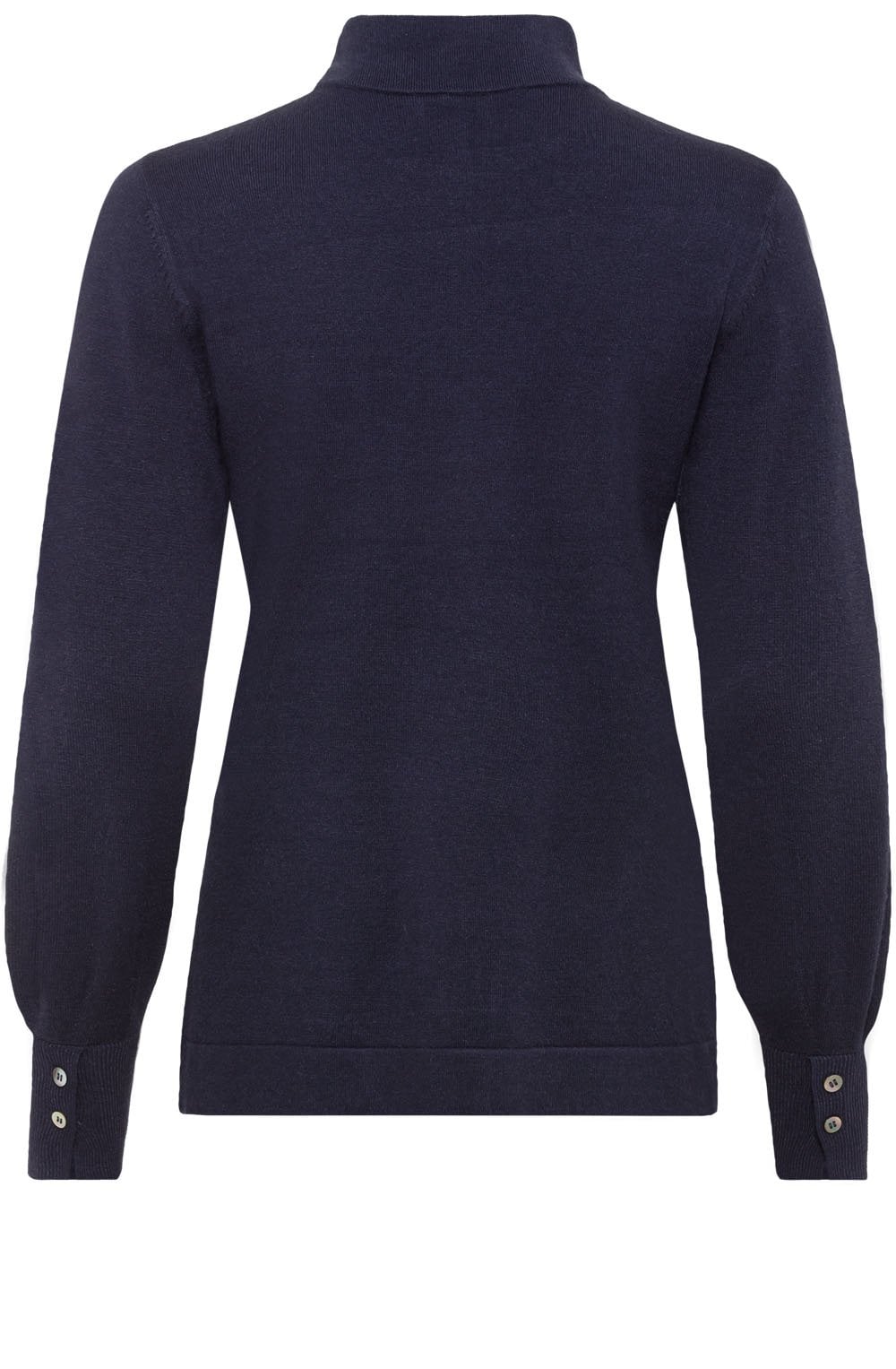 Ink Blue High Neck Sparkle Jumper
