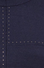 Ink Blue High Neck Sparkle Jumper