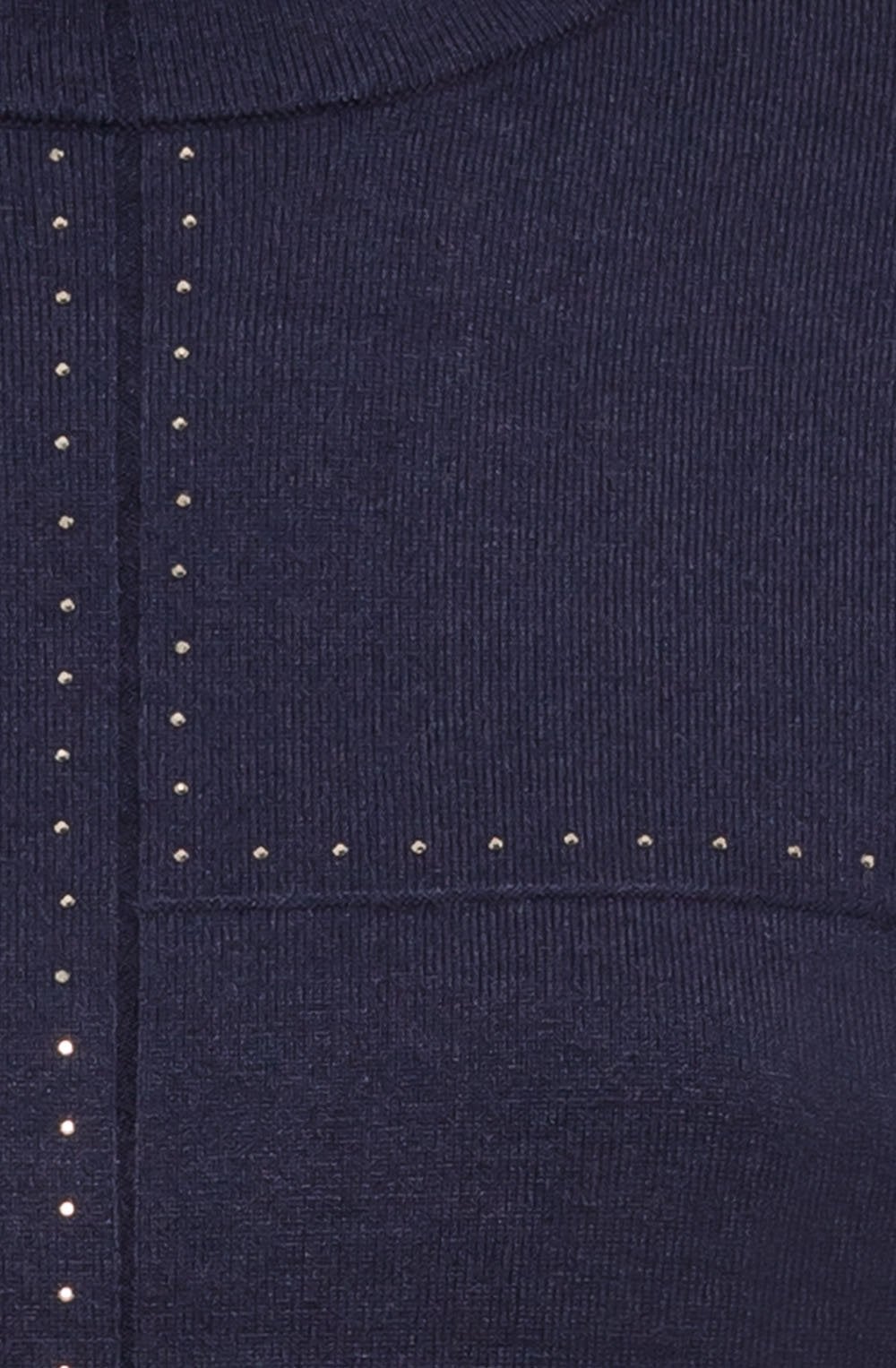 Ink Blue High Neck Sparkle Jumper