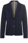 Ink Blue Jersey Blazer