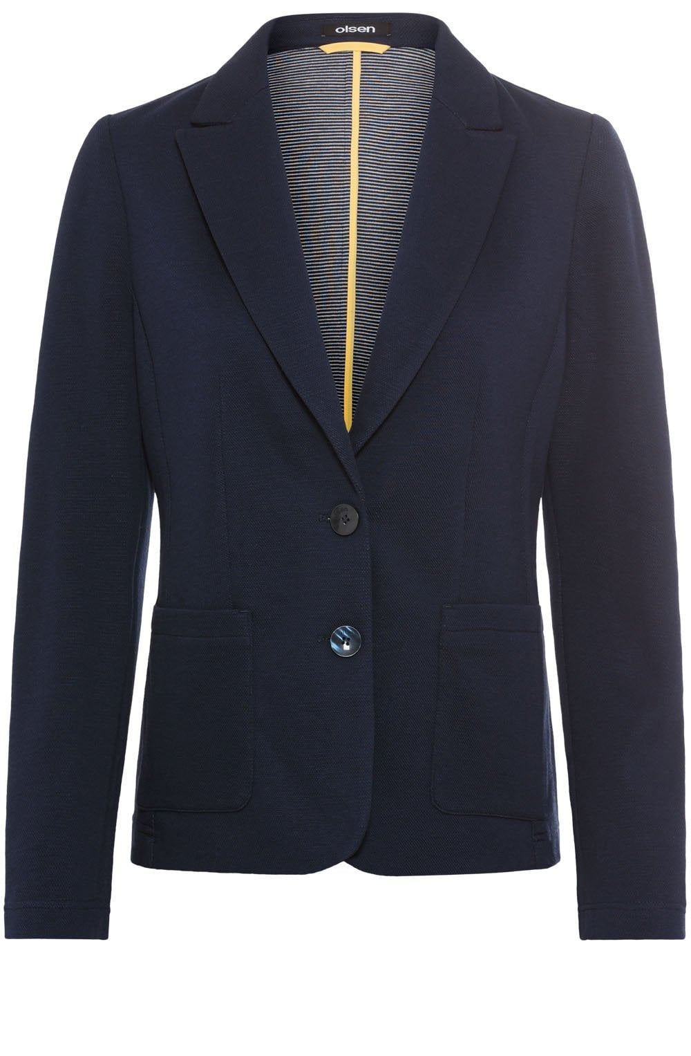 Ink Blue Jersey Blazer