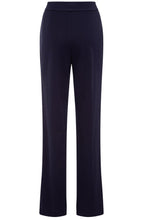 Ink Blue Mona Straight Fit Jersey Trousers