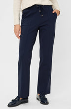 Ink Blue Mona Straight Fit Jersey Trousers