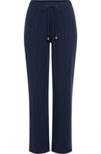 Ink Blue Mona Straight Fit Jersey Trousers