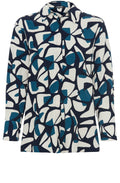 Ink Blue Neo Comfort Graphic Print Shirt