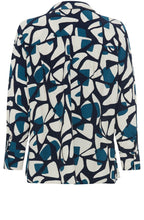Ink Blue Neo Comfort Graphic Print Shirt