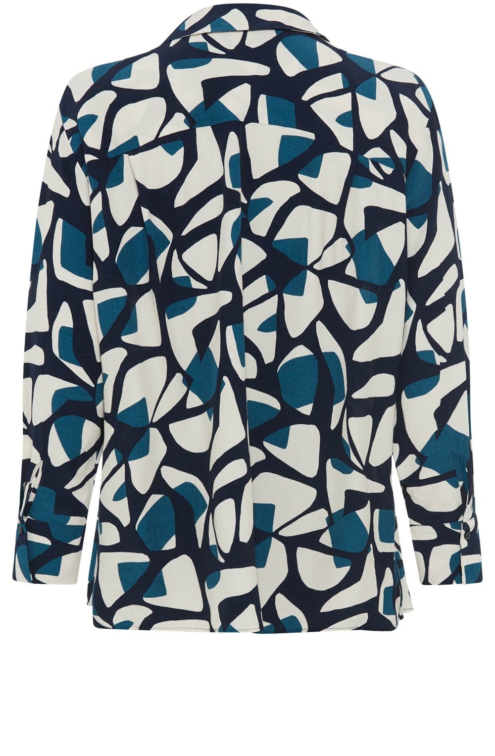 Ink Blue Neo Comfort Graphic Print Shirt