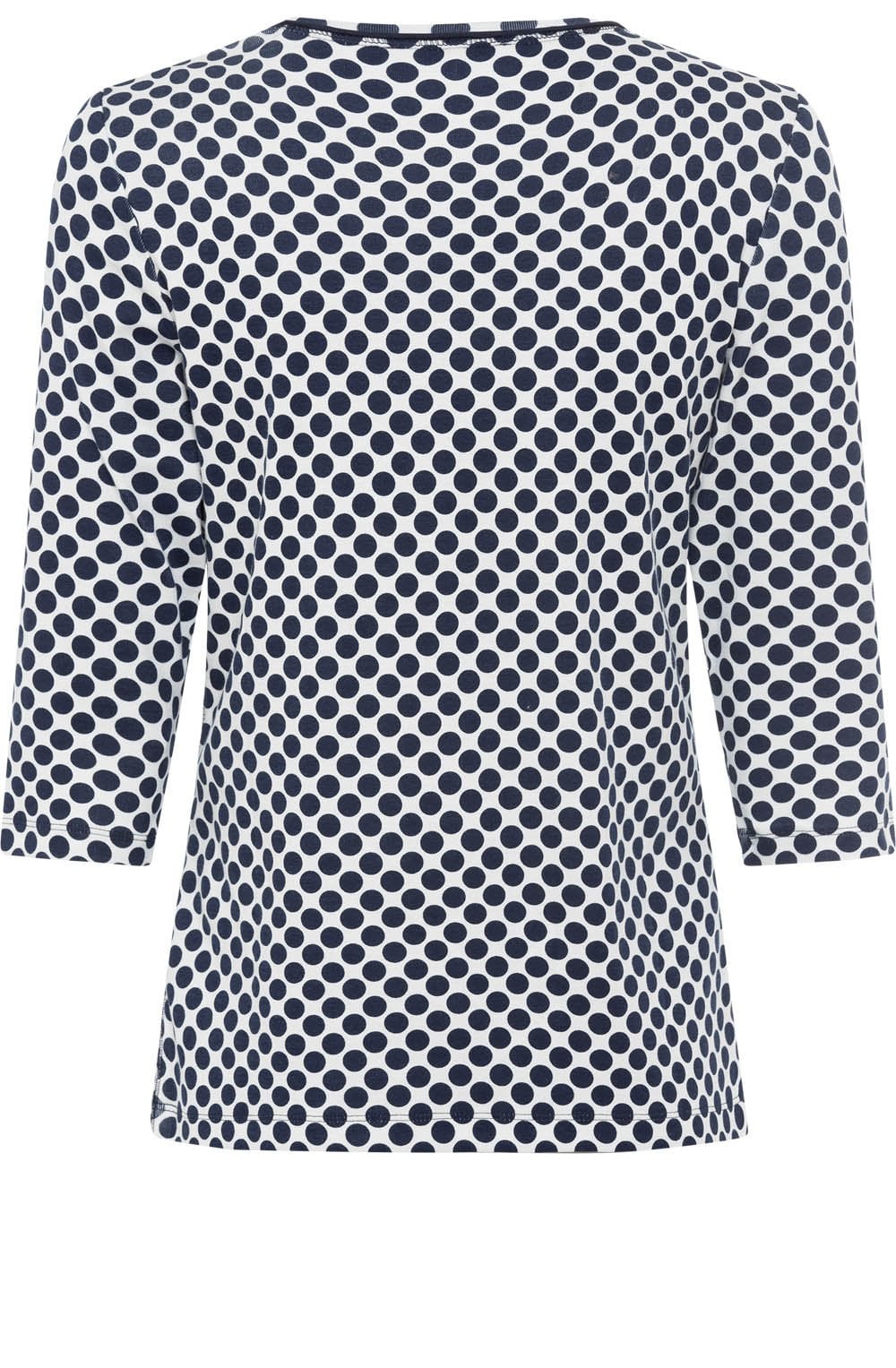 Ink Blue Polka Dot Edda Top