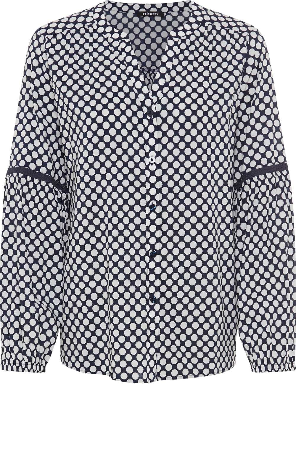 Ink Blue Polka Dot Tunic
