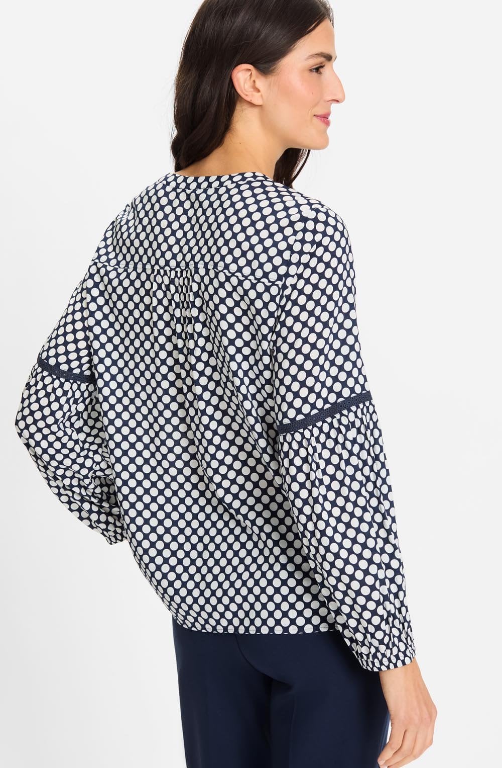Ink Blue Polka Dot Tunic