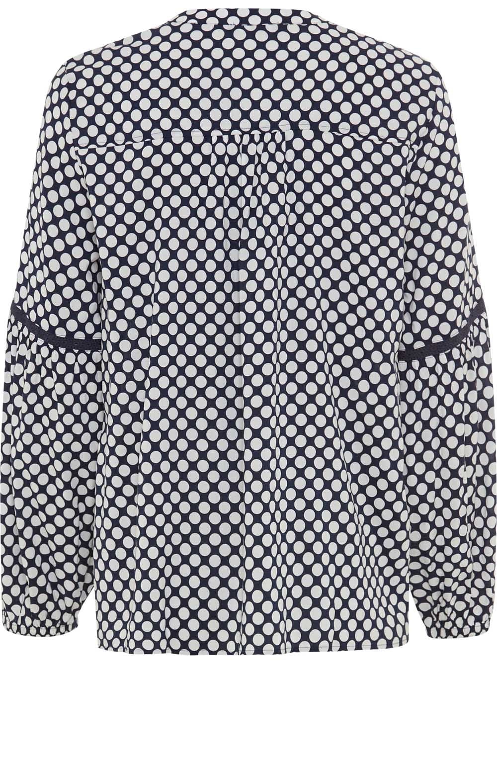 Ink Blue Polka Dot Tunic
