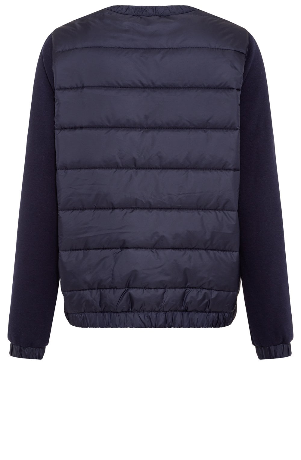 Ink Blue Quilted and Jersey Jacket
