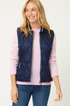 Ink Blue Quilted Gilet