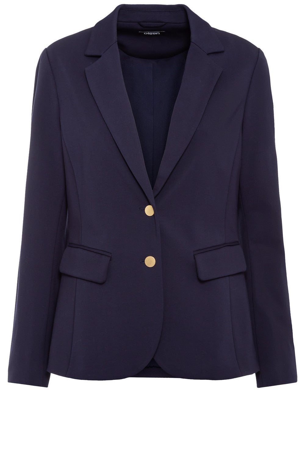 Ink Blue Slim Fit Jersey Blazer