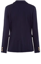 Ink Blue Slim Fit Jersey Blazer