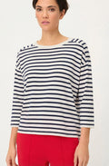 Ink Blue Striped Cora Jumper