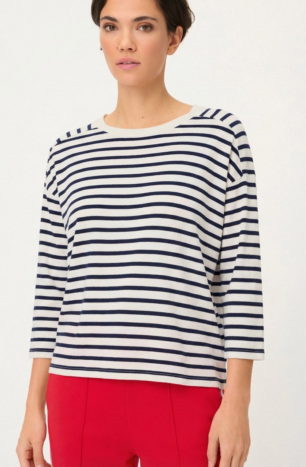 Ink Blue Striped Cora Jumper