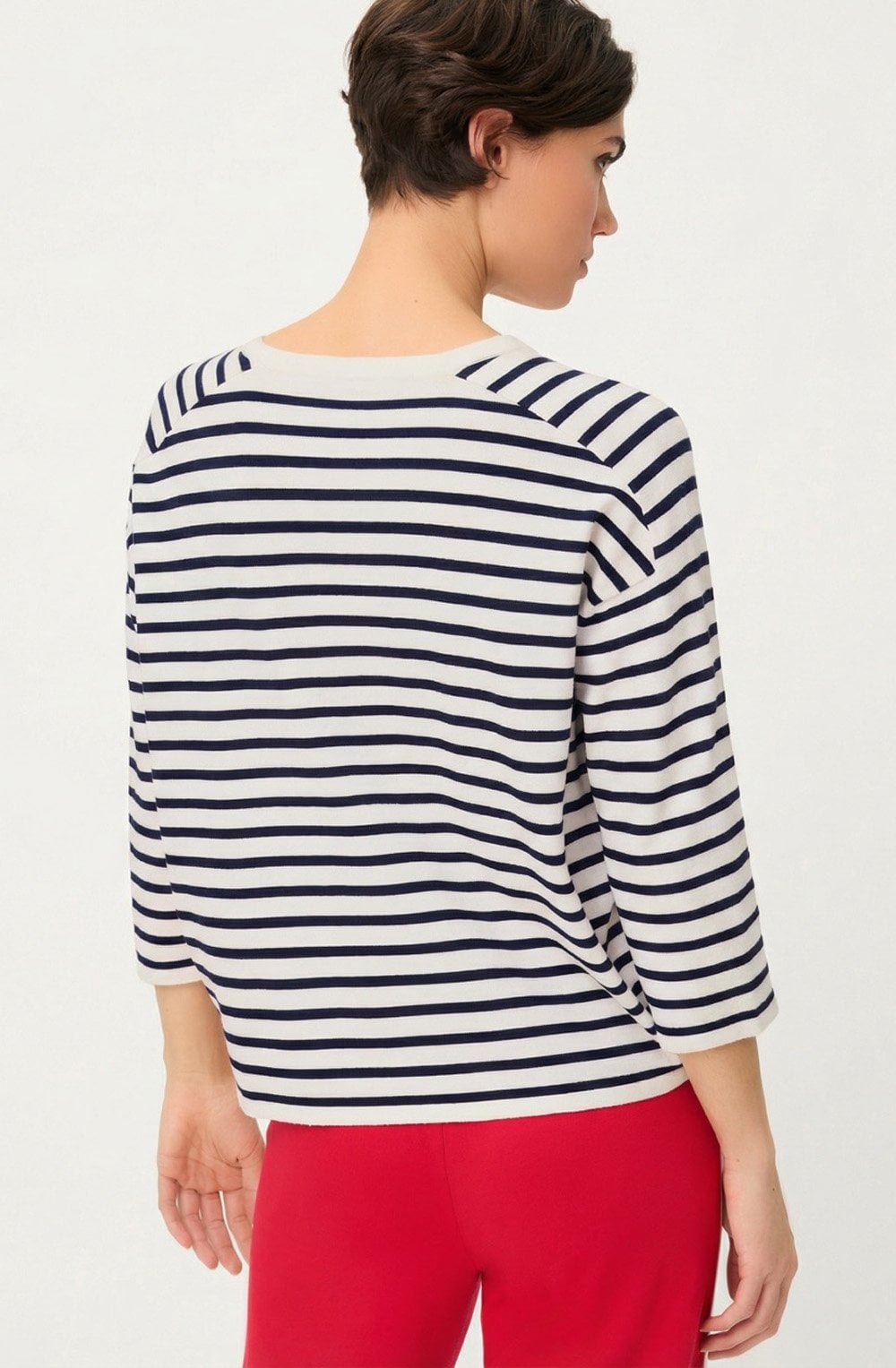 Ink Blue Striped Cora Jumper
