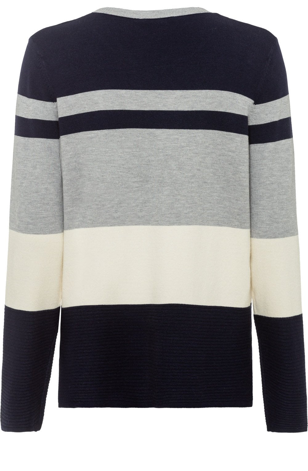 Ink Blue Super Soft Striped Jumper
