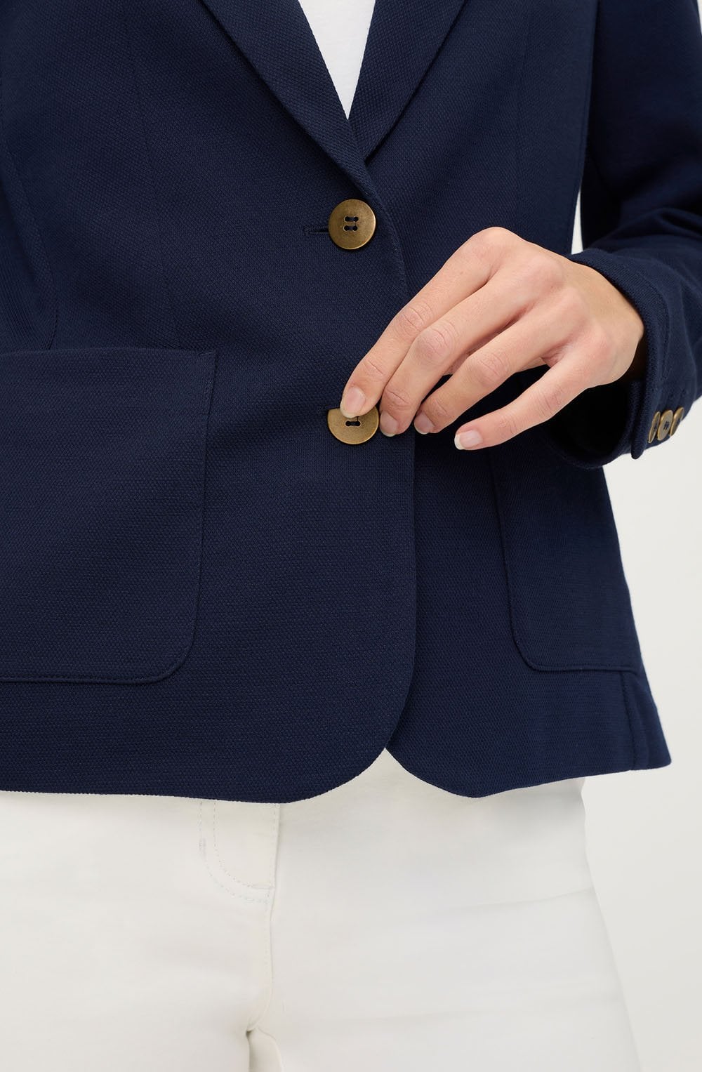 Ink Blue Tailored Blazer