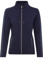 Ink Blue Textured Jersey Jacket