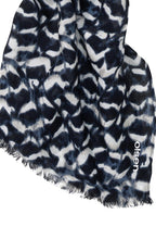Ink Blue Urban Code Scarf