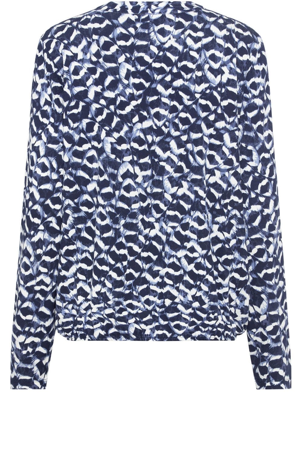 Ink Blue V Neck Clara Top
