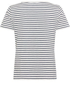 Ink Bue Floral Embroidery Hannah T Shirt