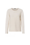 Ivory Ribbed Knit Jumper