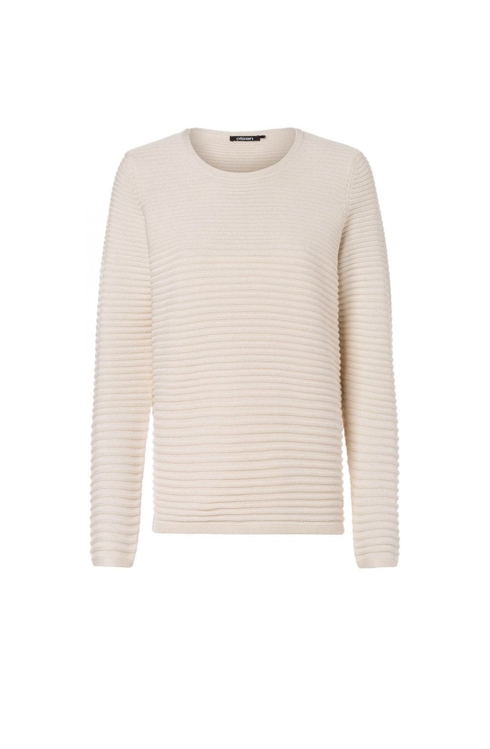 Ivory Wide Rib Jumper