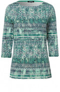 Jasmine Green Patterned Top