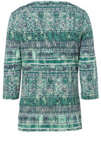 Jasmine Green Patterned Top