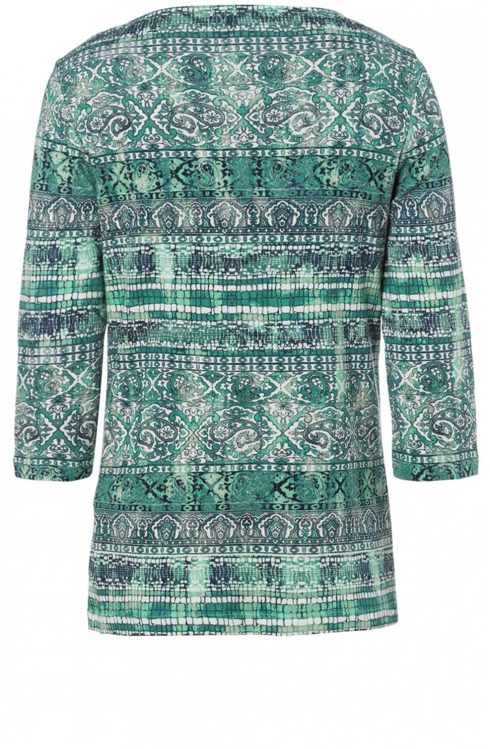 Jasmine Green Patterned Top