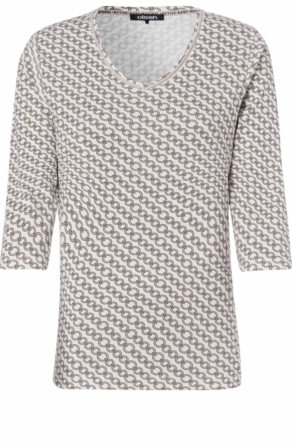Jersey Chain Print Top