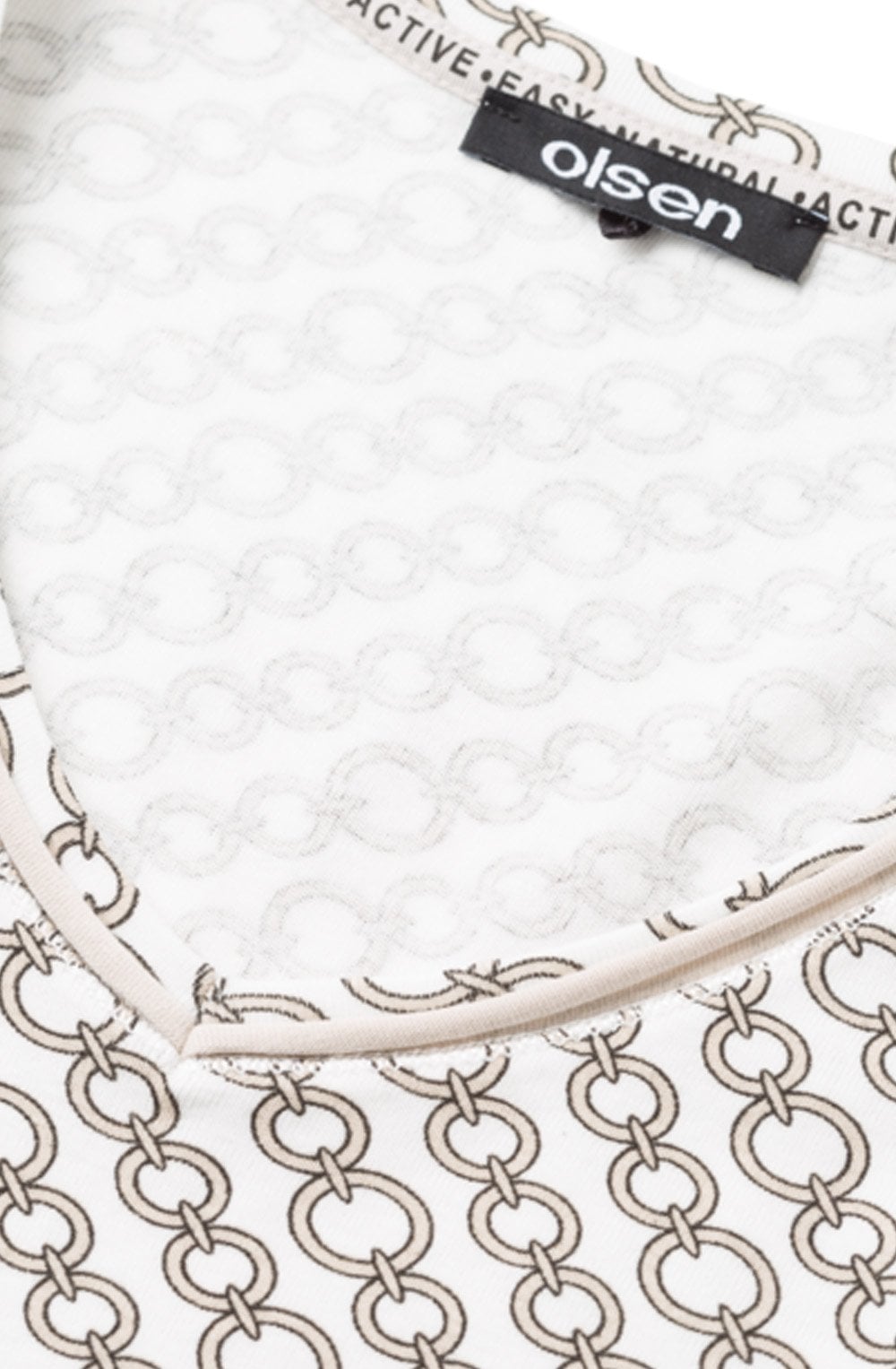 Jersey Chain Print Top