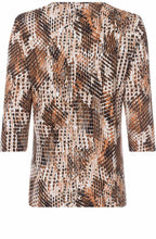 Jersey Tan Patterned Top