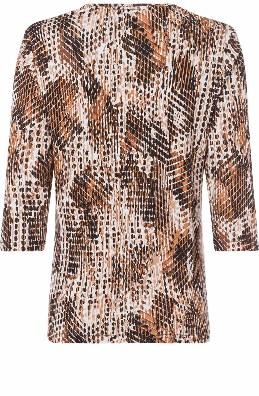 Jersey Tan Patterned Top
