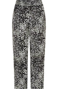 Jungle Khaki All Over Print Cropped Trousers