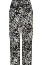 Jungle Khaki All Over Print Cropped Trousers